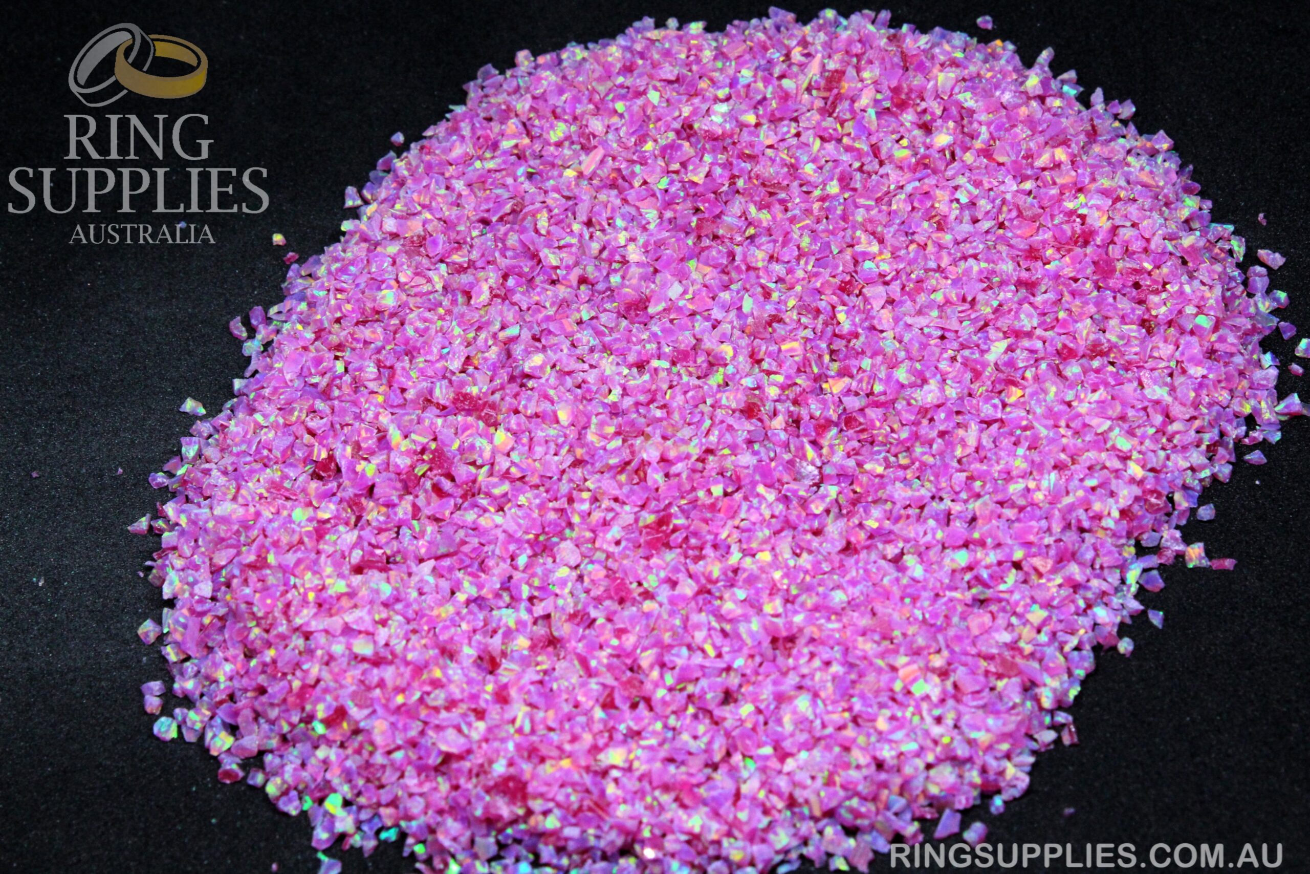 Magenta Crushed Opal Chips