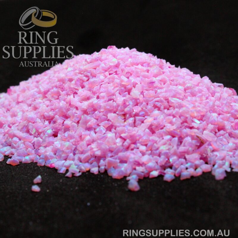 Bubble Gum Crushed Opal Chips
