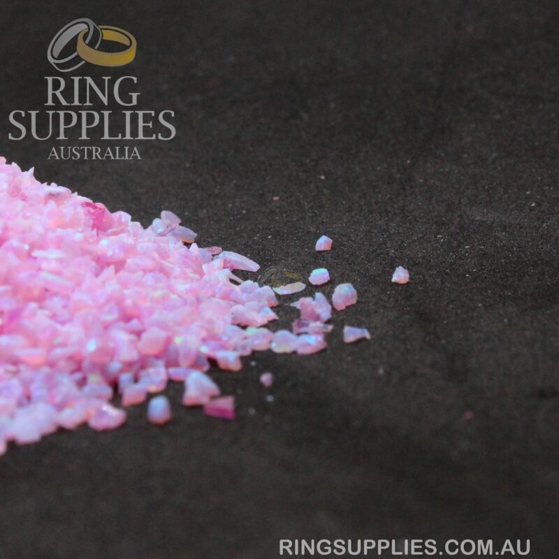 Bubble Gum Crushed Opal Chips
