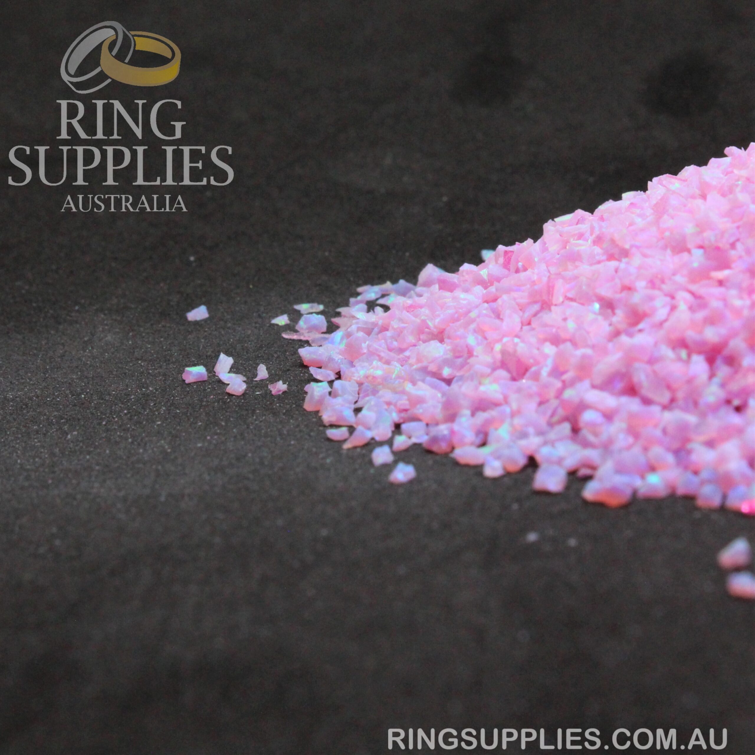 Bubble Gum Crushed Opal Chips