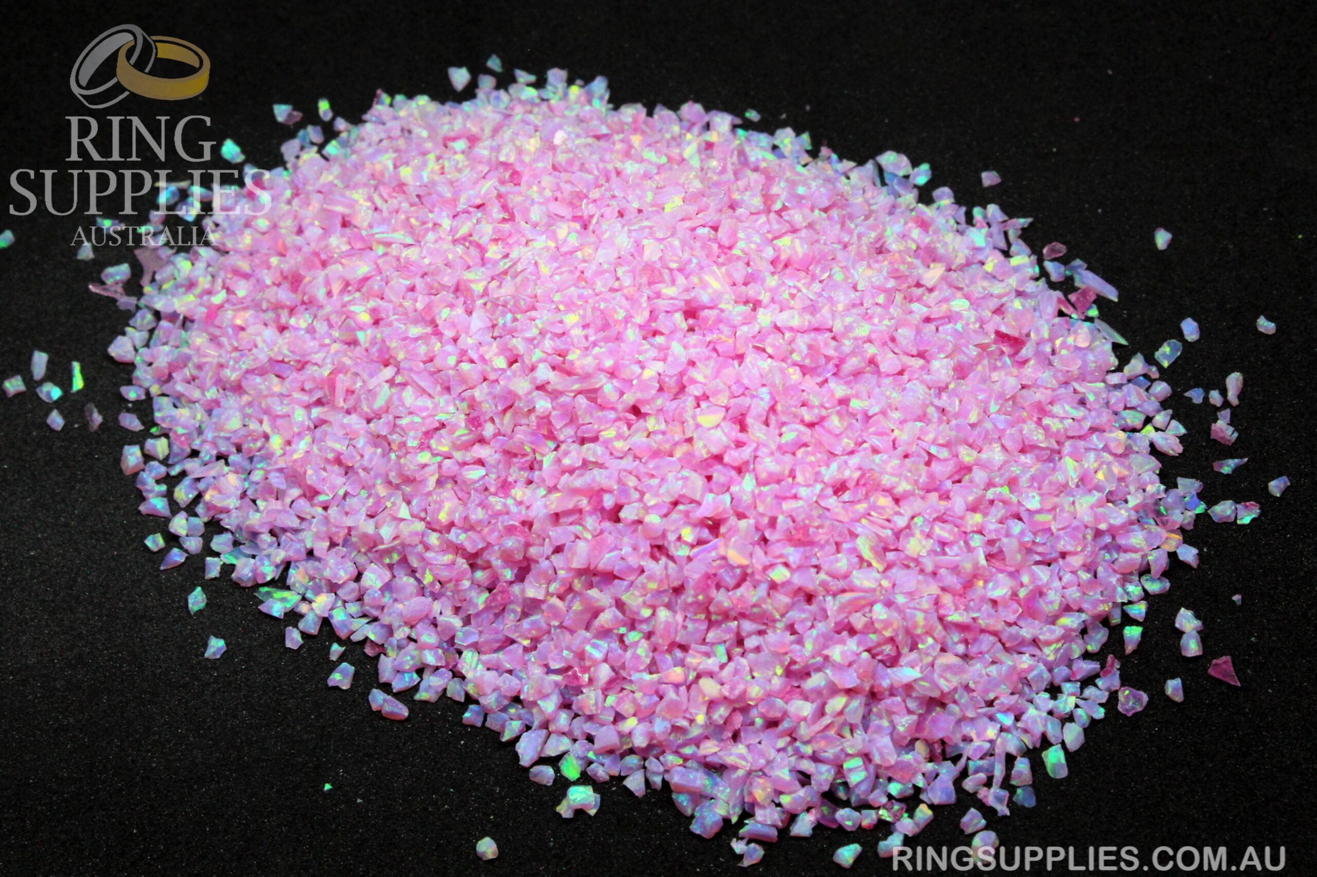 Bubble Gum Crushed Opal Chips