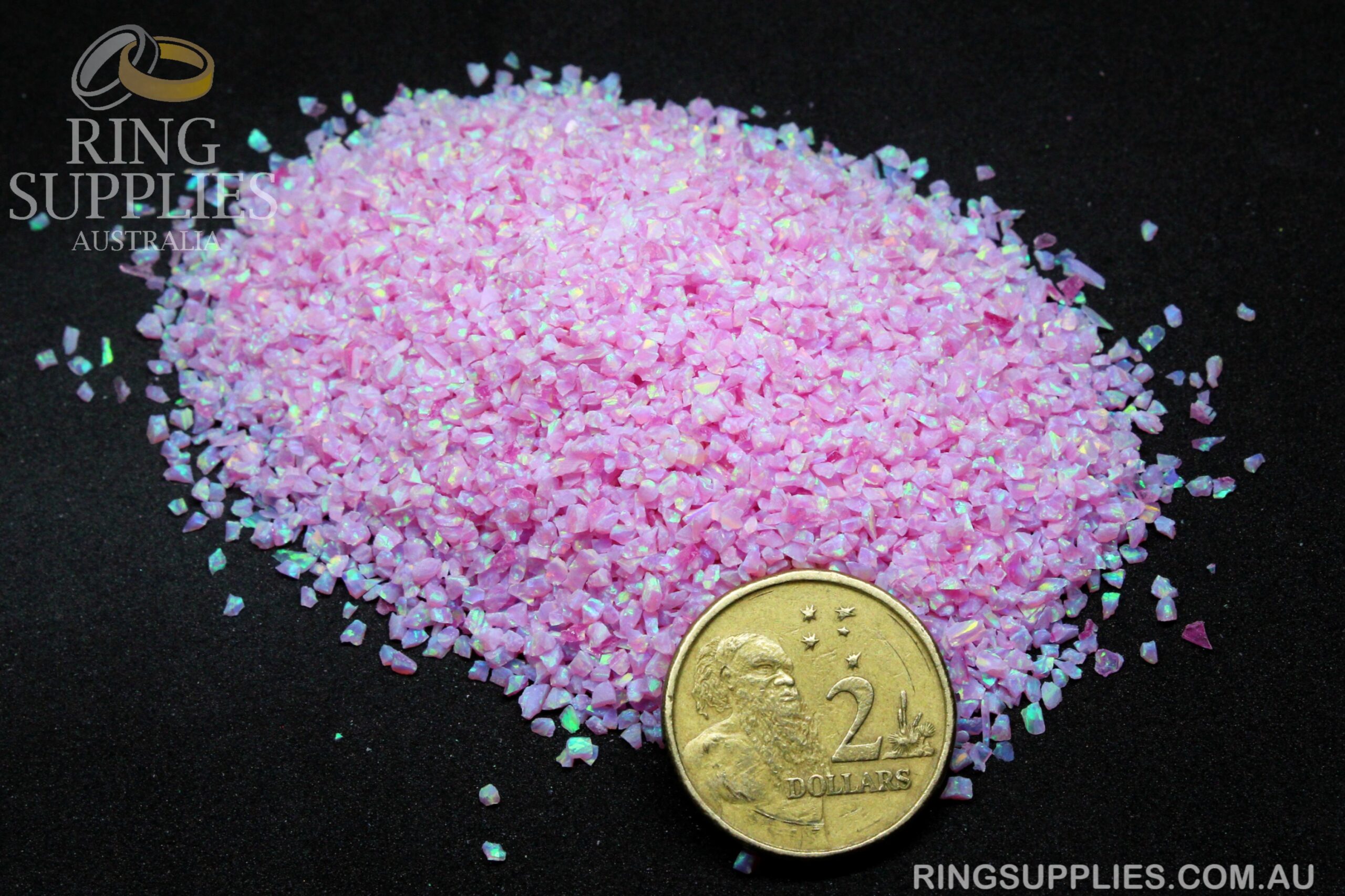 Bubble Gum Crushed Opal Chips