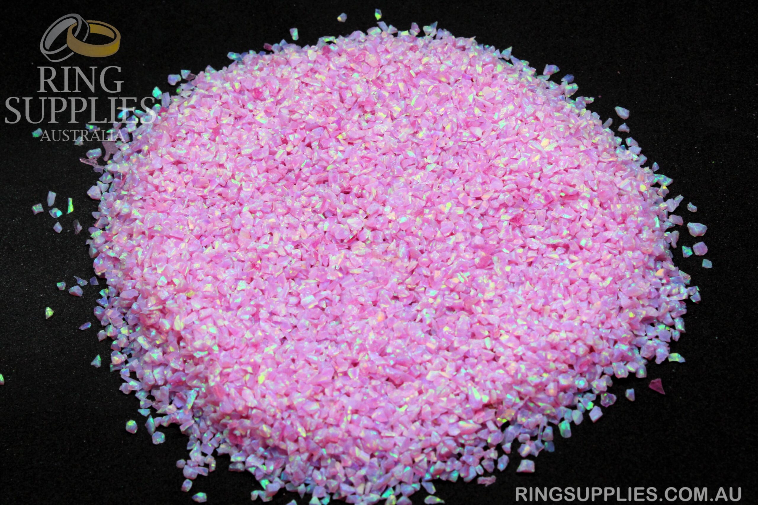 Bubble Gum Crushed Opal Chips