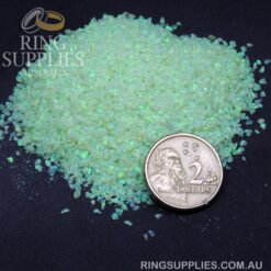 Lime Green Crushed Opal Chips