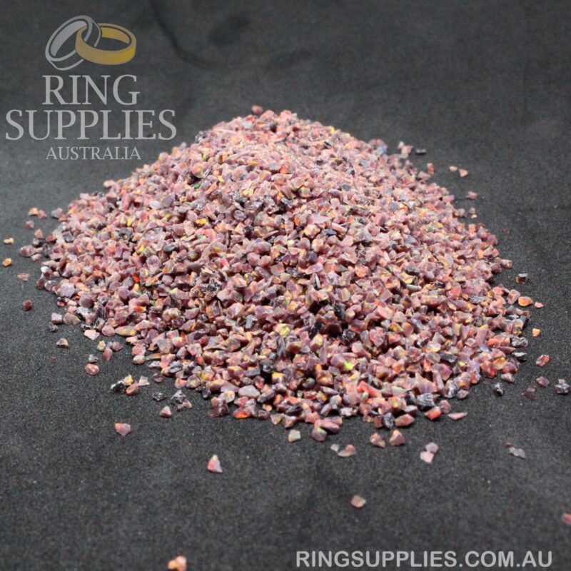 Black Cherry Crushed Opal Chips