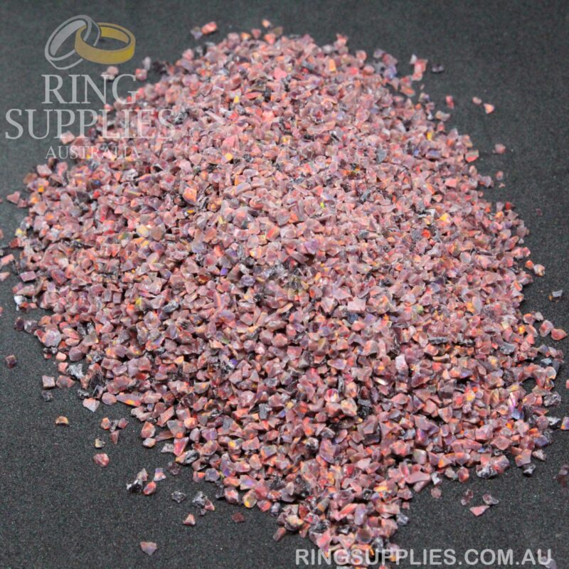 Black Cherry Crushed Opal Chips