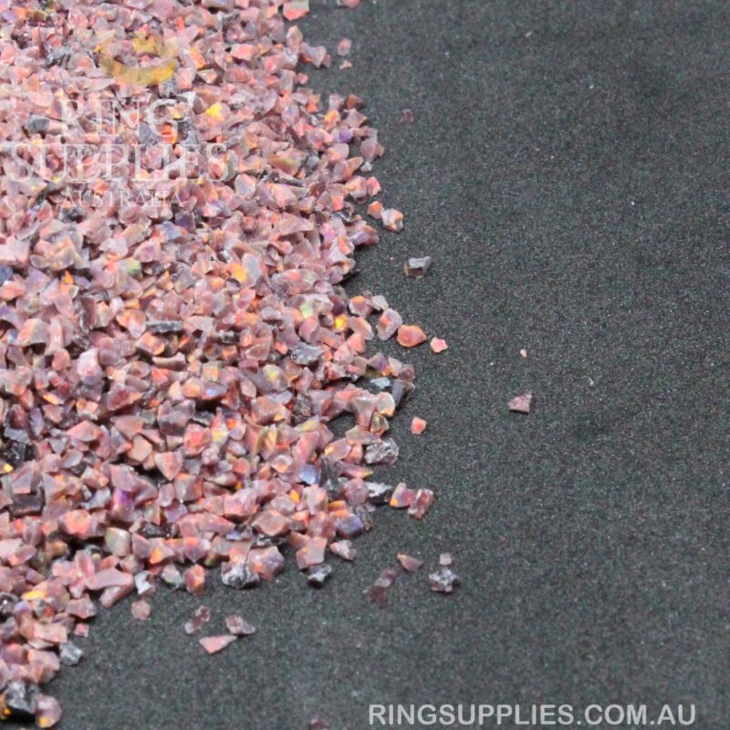 Black Cherry Crushed Opal Chips