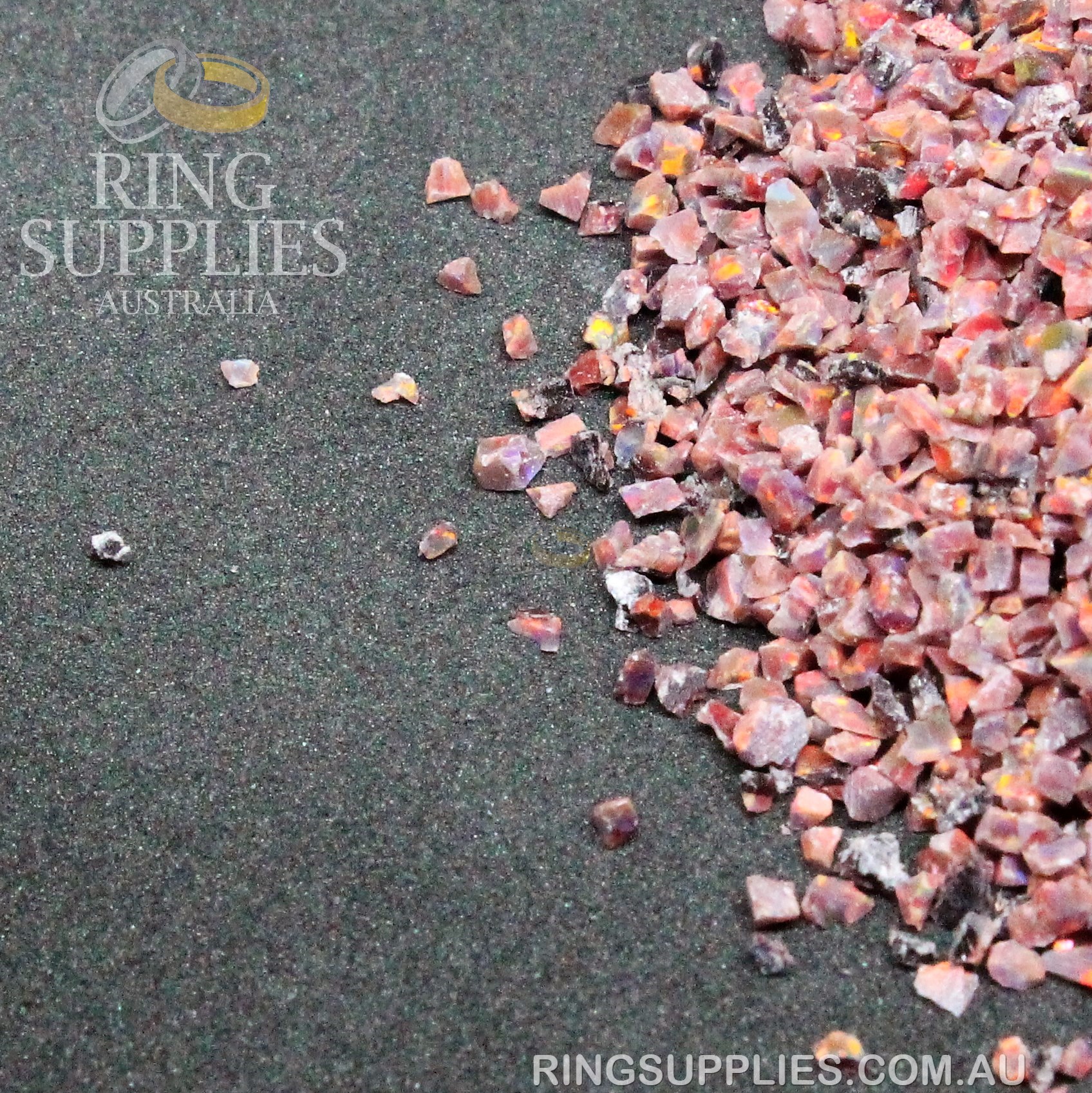 Black Cherry Crushed Opal Chips