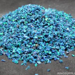 Black Emerald Crushed Opal Chips