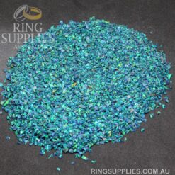Black Emerald Crushed Opal Chips