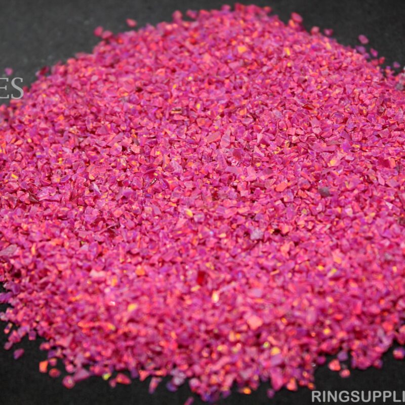 Carmine Crushed Opal Chips