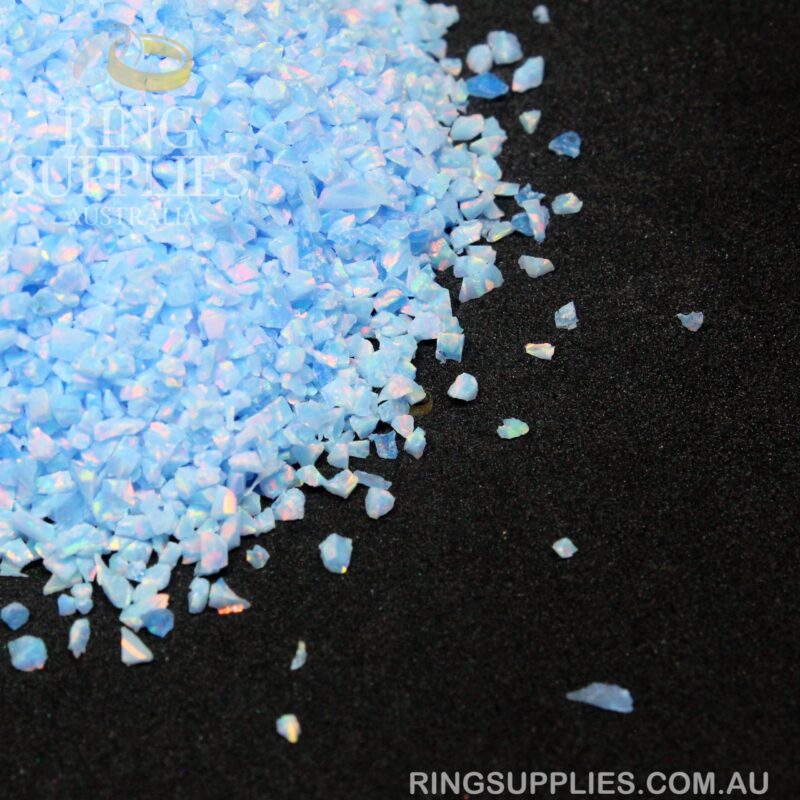 Med Blue Crushed Opal