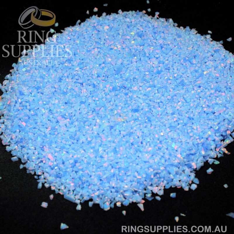 Med Blue Crushed Opal