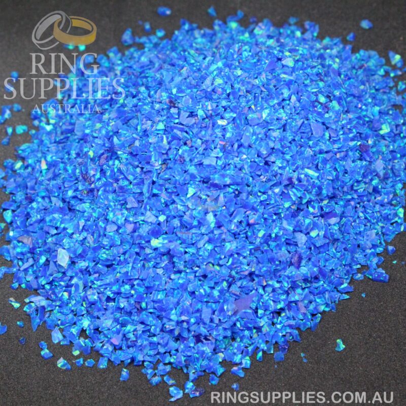 Royal Blue Crushed Opal Chips