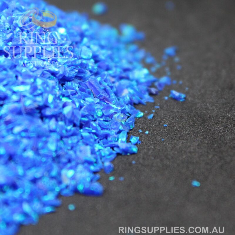 Royal Blue Crushed Opal Chips