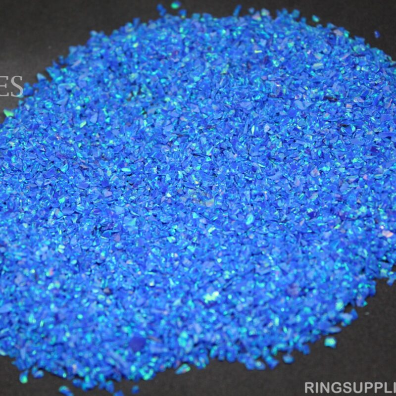 Royal Blue Crushed Opal Chips
