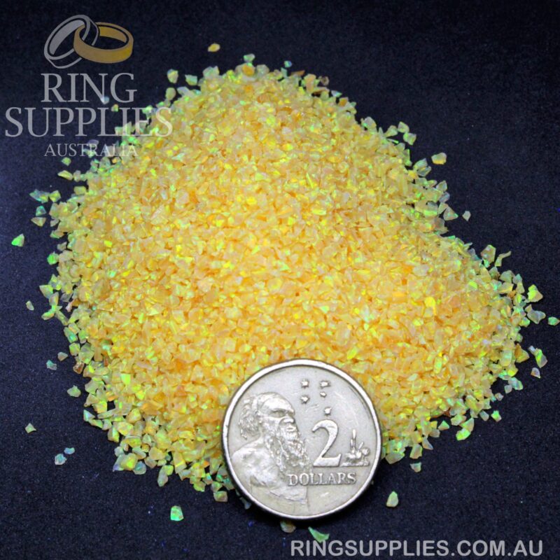 Citrine Crushed Opal Chips
