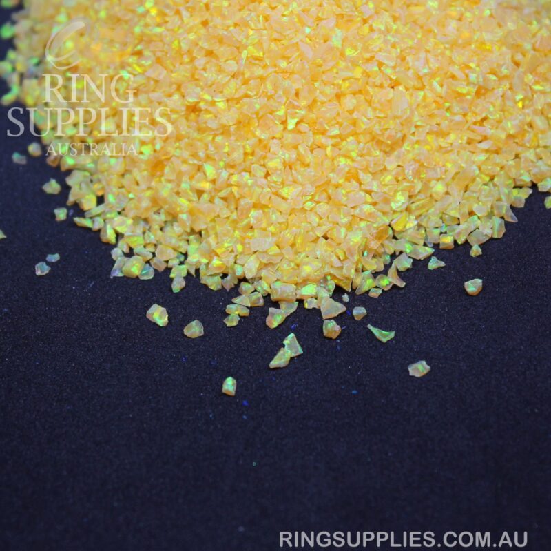 Citrine Crushed Opal Chips