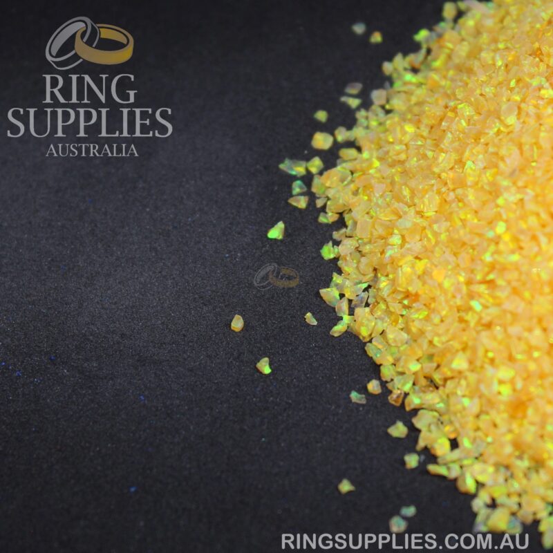 Citrine Crushed Opal Chips
