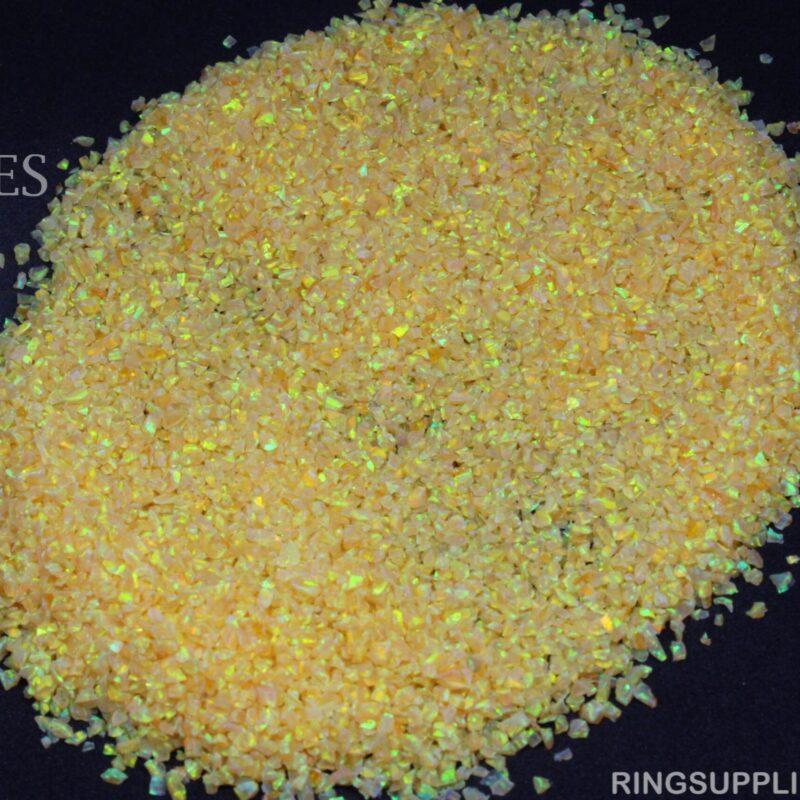 Citrine Crushed Opal Chips