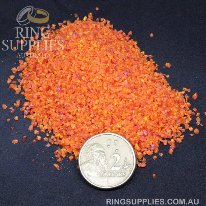 Fire Crushed Opal Chips