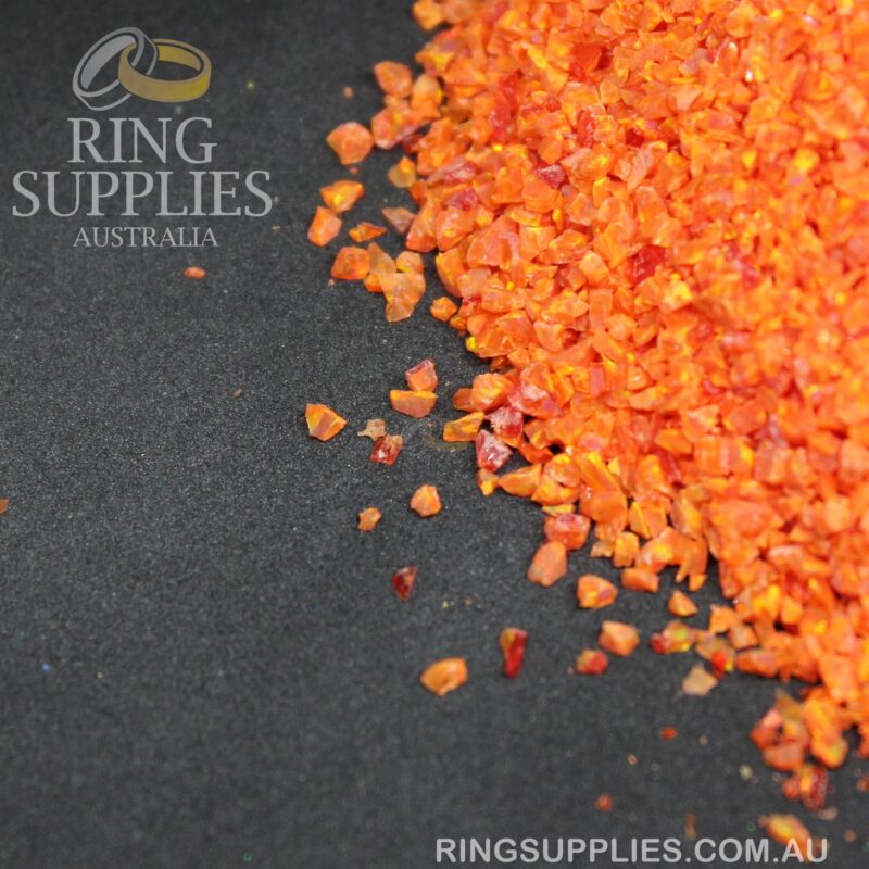 Fire Crushed Opal Chips