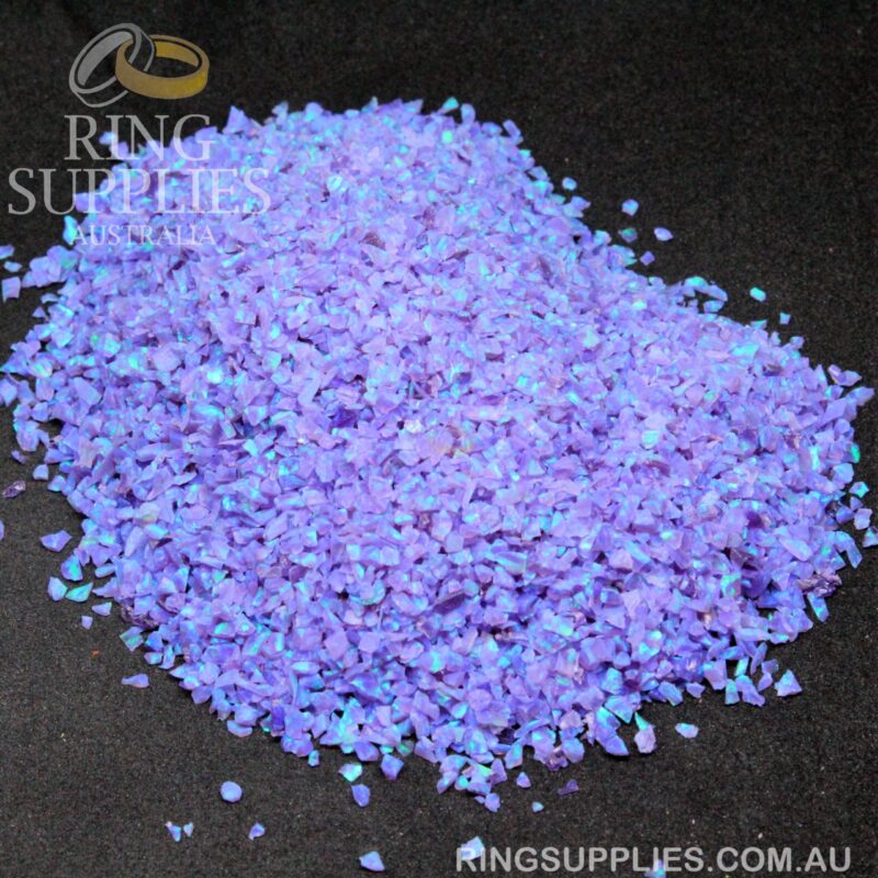 Sleepy Lavender Crushed Opal Chips