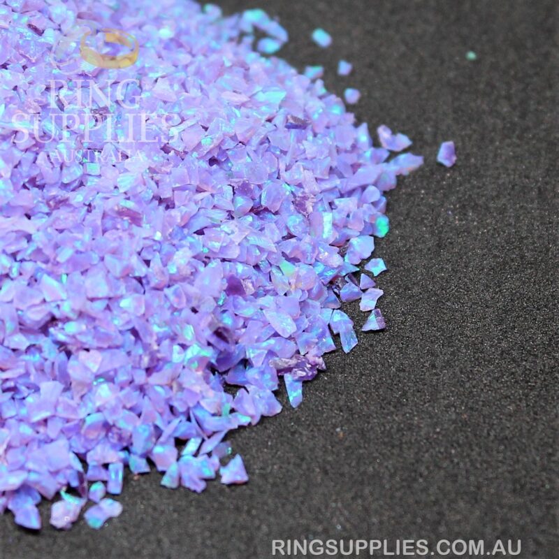 Sleepy Lavender Crushed Opal Chips