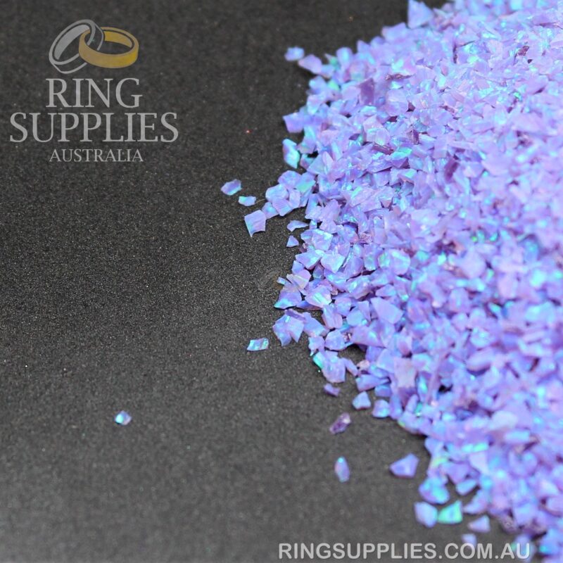 Sleepy Lavender Crushed Opal Chips