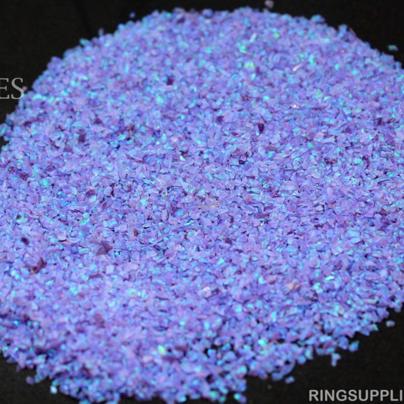 Sleepy Lavender Crushed Opal Chips