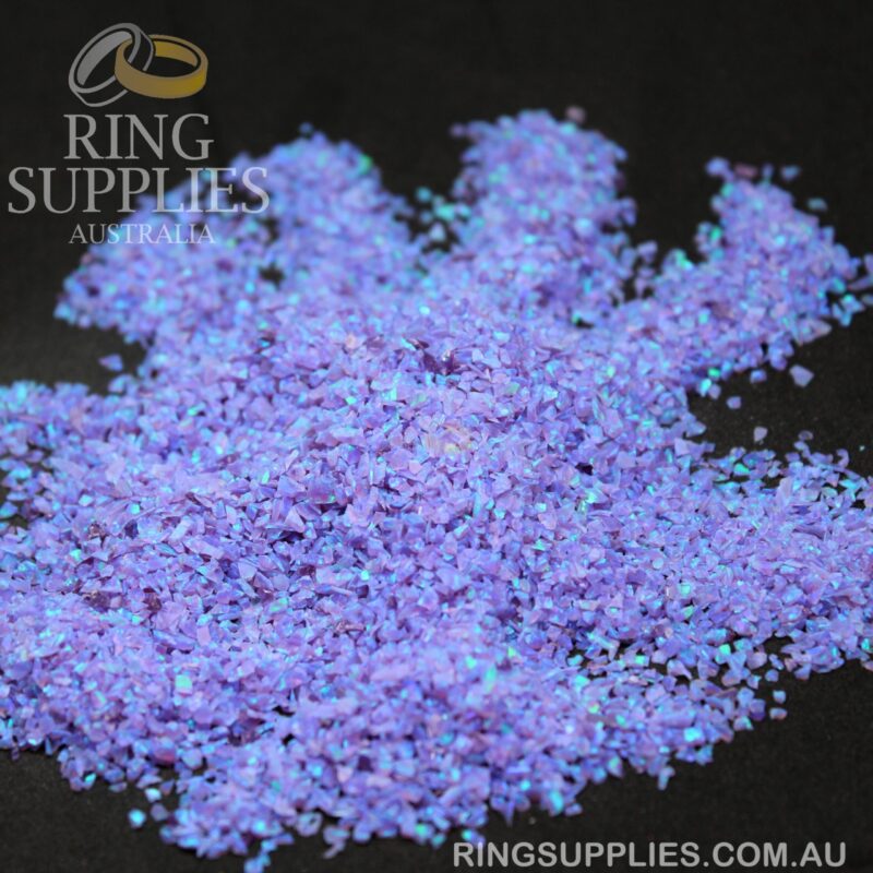 Sleepy Lavender Crushed Opal Chips