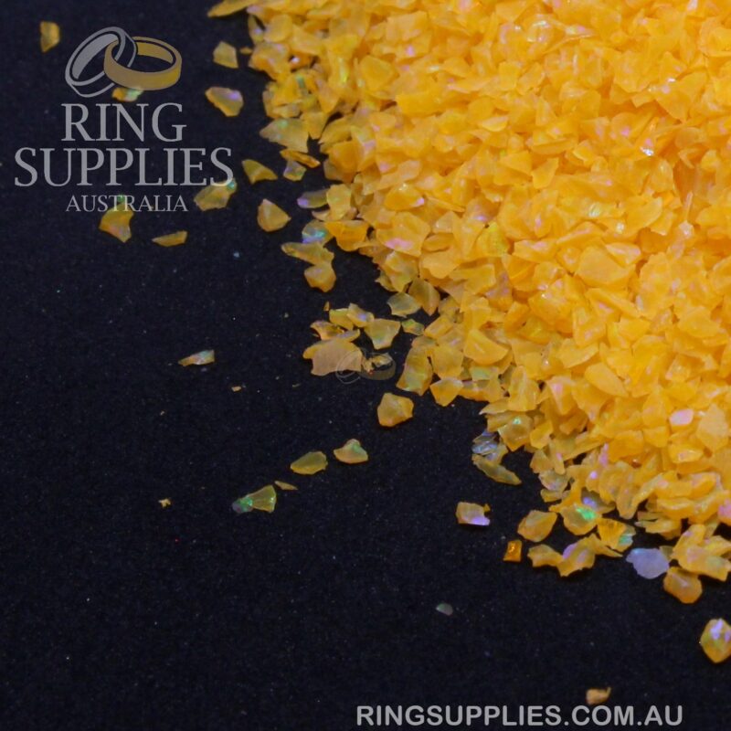 Melon Crushed Opal Chips