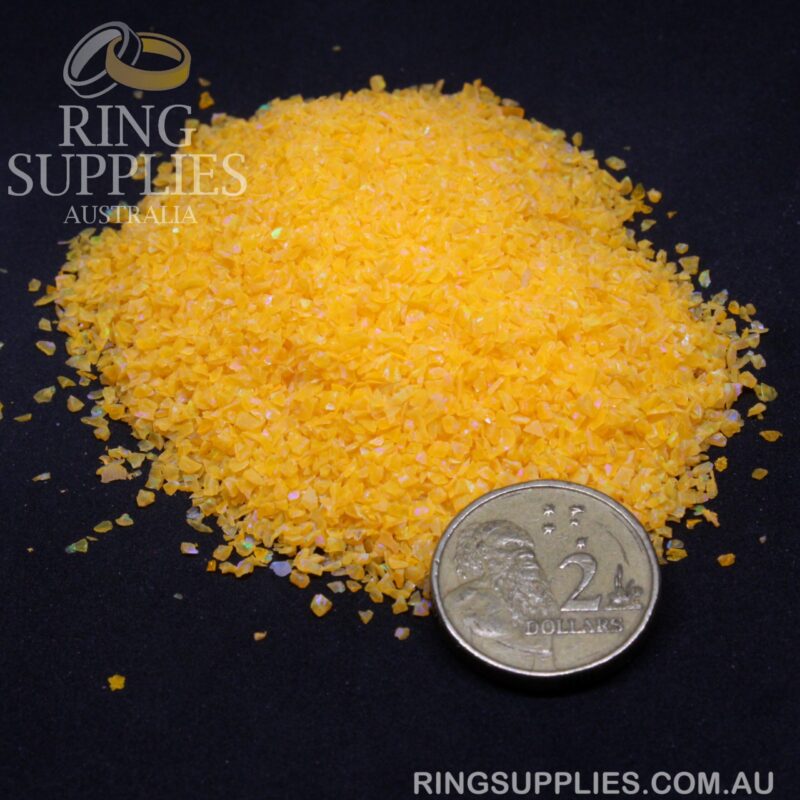Melon Crushed Opal Chips