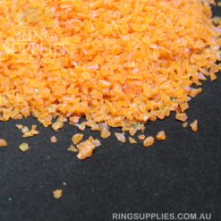 Amber Crushed Opal Chips