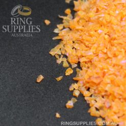 Amber Crushed Opal Chips