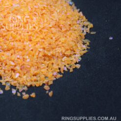 Amber Crushed Opal Chips