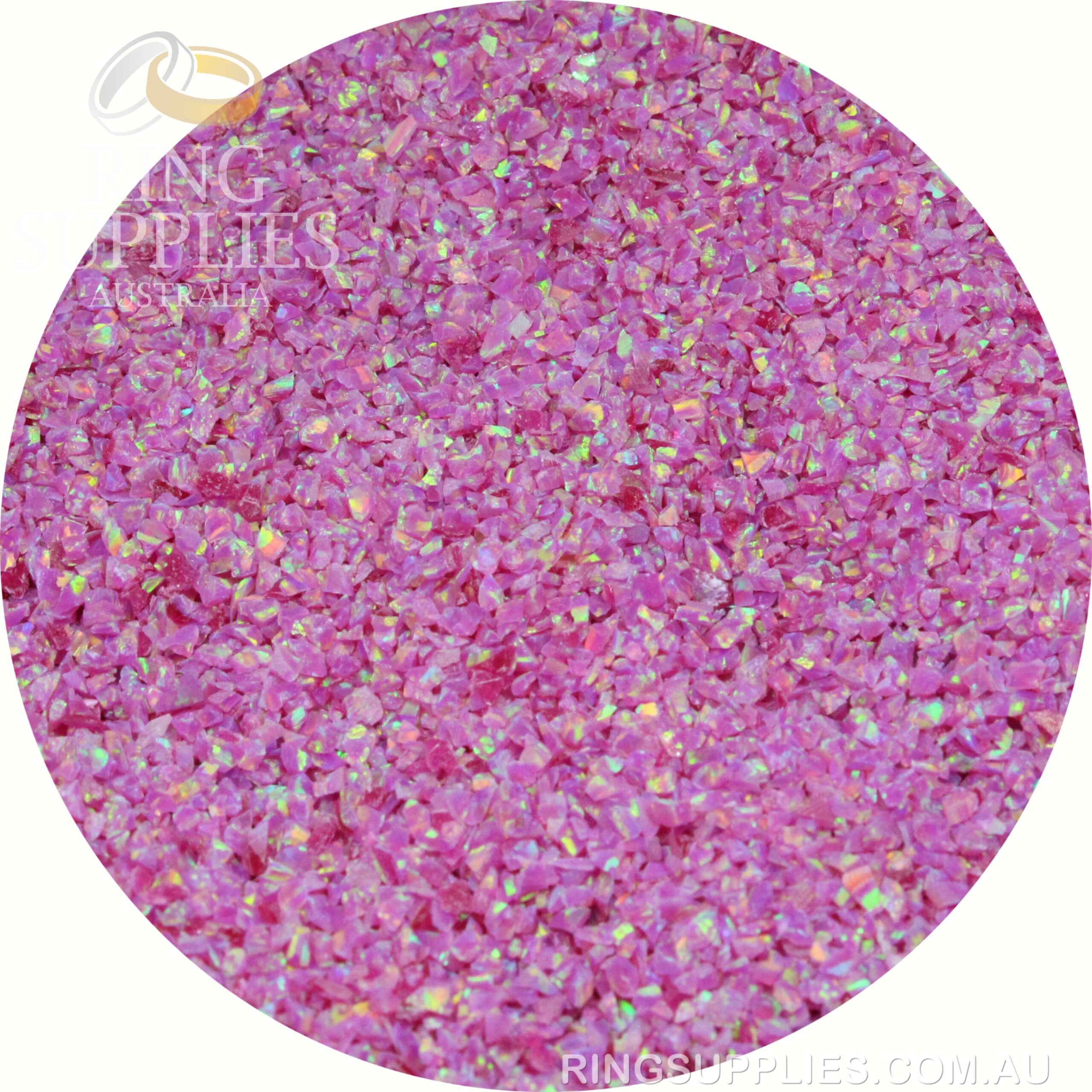 Magenta Crushed Opal Chips