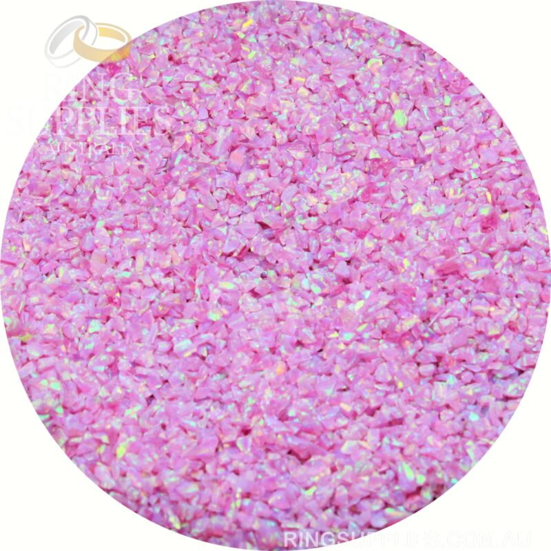 Bubble Gum Crushed Opal Chips