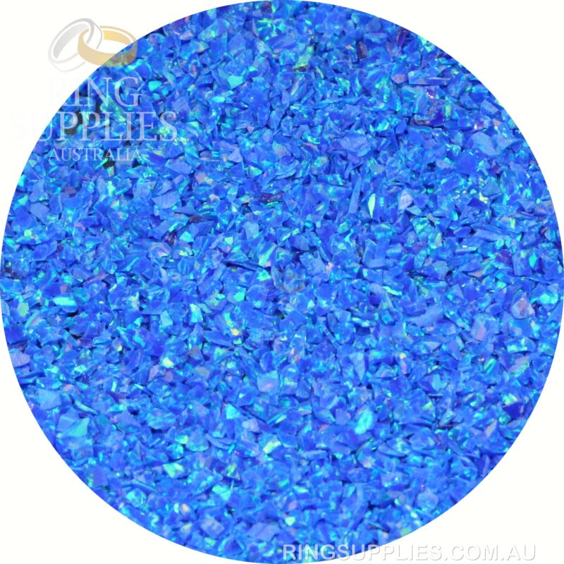 Royal Blue Crushed Opal Chips