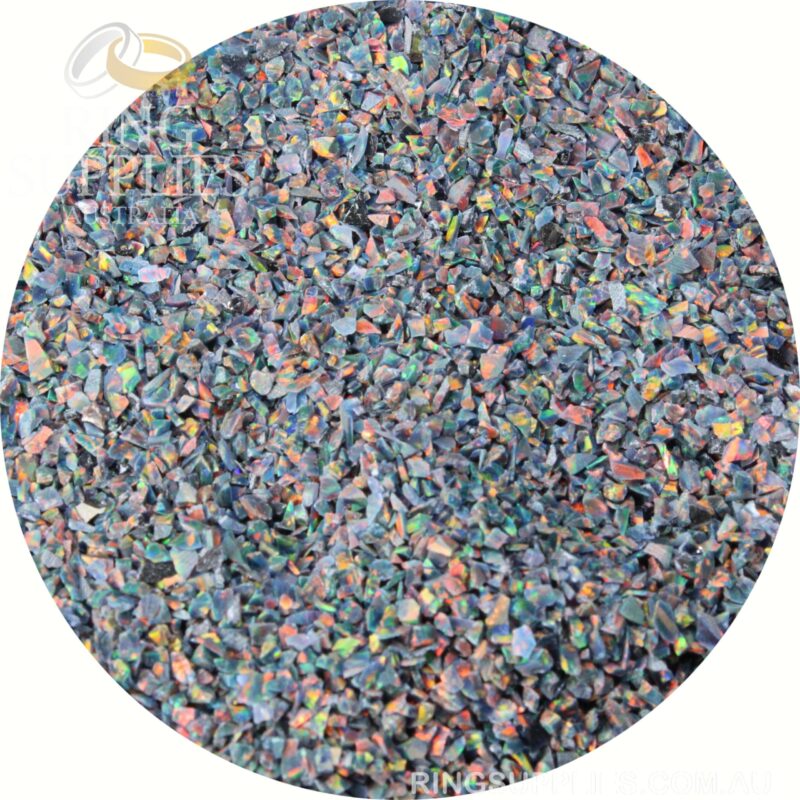 Rainbow Fire Crushed Opal Chips
