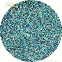 Blue Fire Crushed Opal Chips