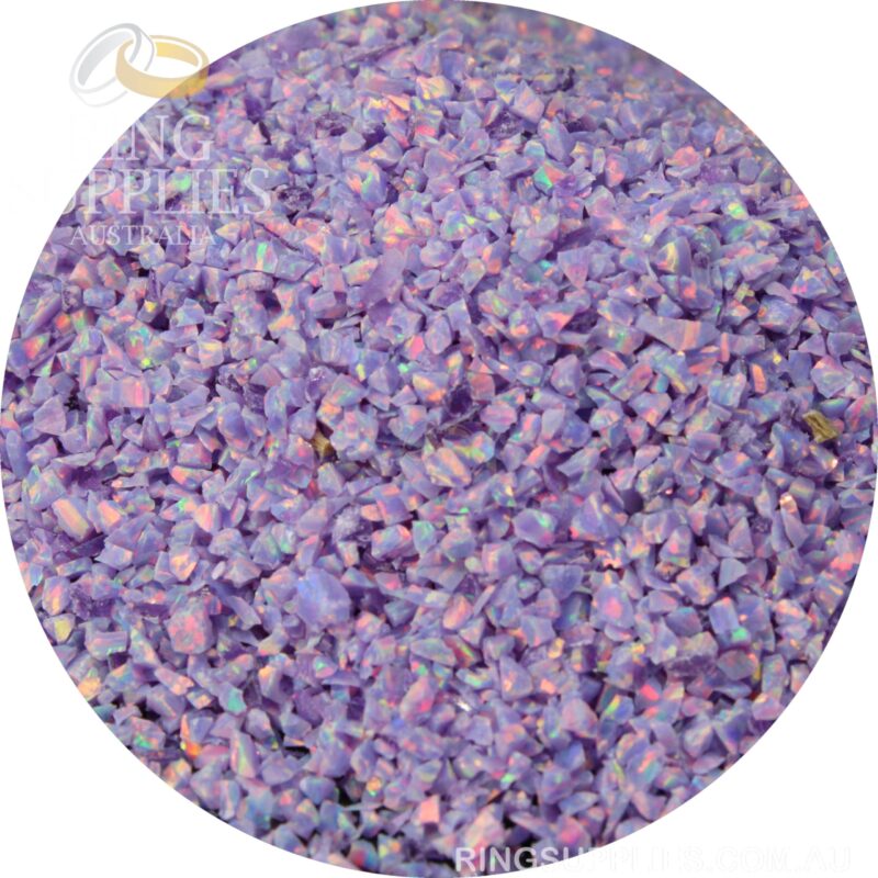 Multi-Lavender Crushed Opal