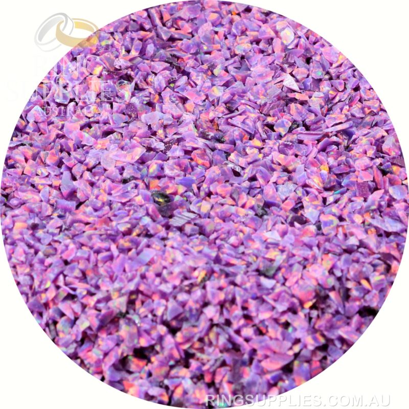 Royal Lavender Crushed Opal Chips