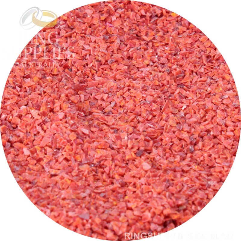 Ruby Red Crushed Opal Chips