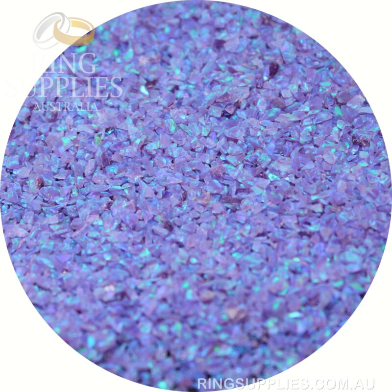 Sleepy Lavender Crushed Opal Chips