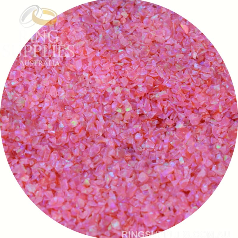Mexican Pink Crushed Opal Chips