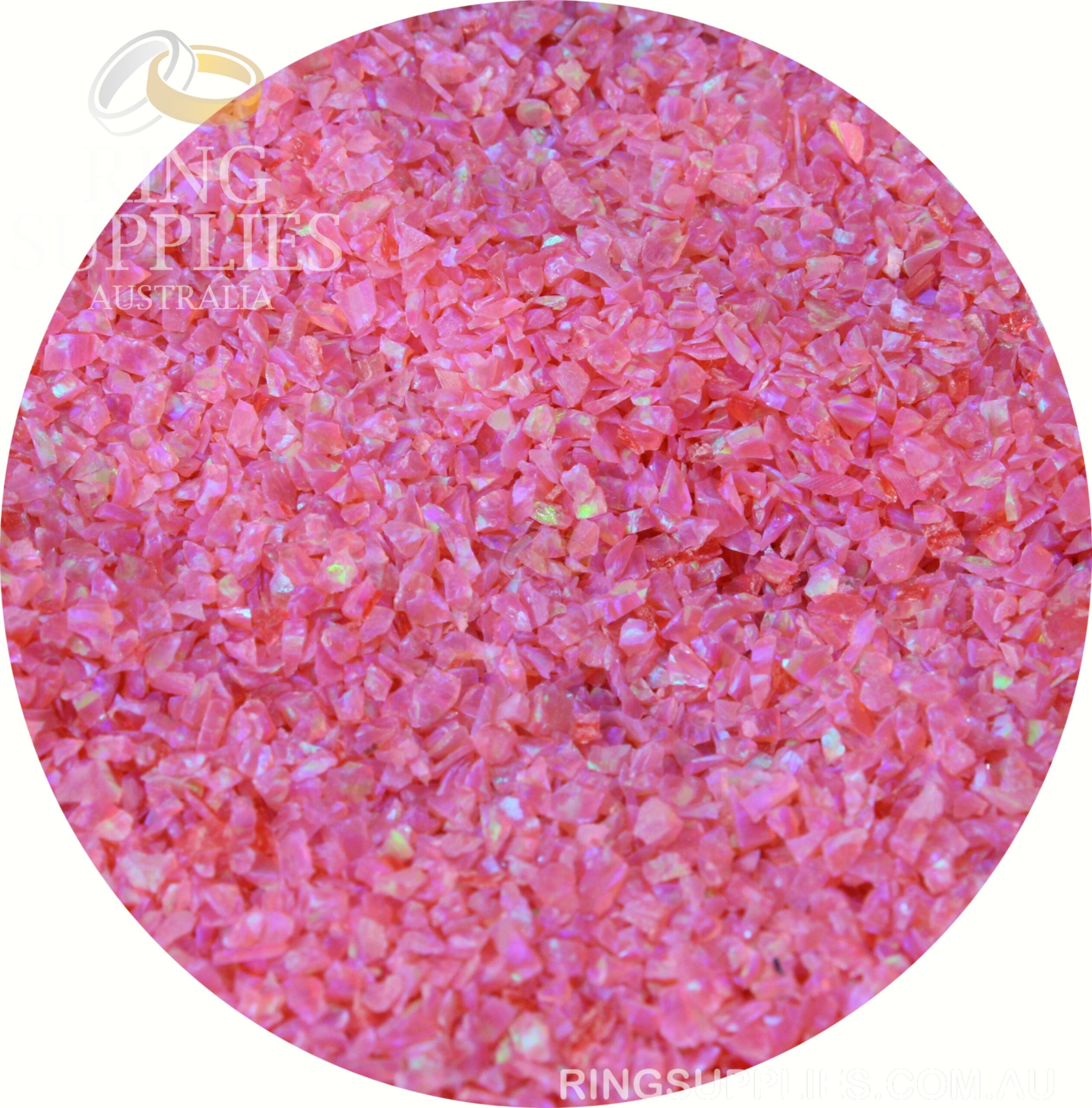 Mexican Pink Crushed Opal Chips