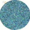 Close-up of Peacock synthetic crushed opal chips