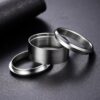 Bent Wood Stainless Steel Ring Liner
