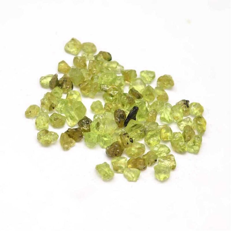 50 grams of Natural Green PeridotPeridot Gemstone Chips / Beads